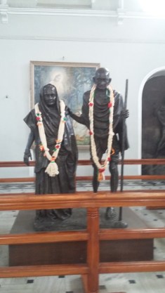 Kasturba and Gandhiji