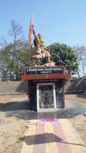 Sambhaji Maharaj statue Tulapur