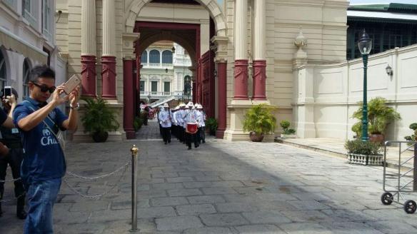 Marching at Royal Palace